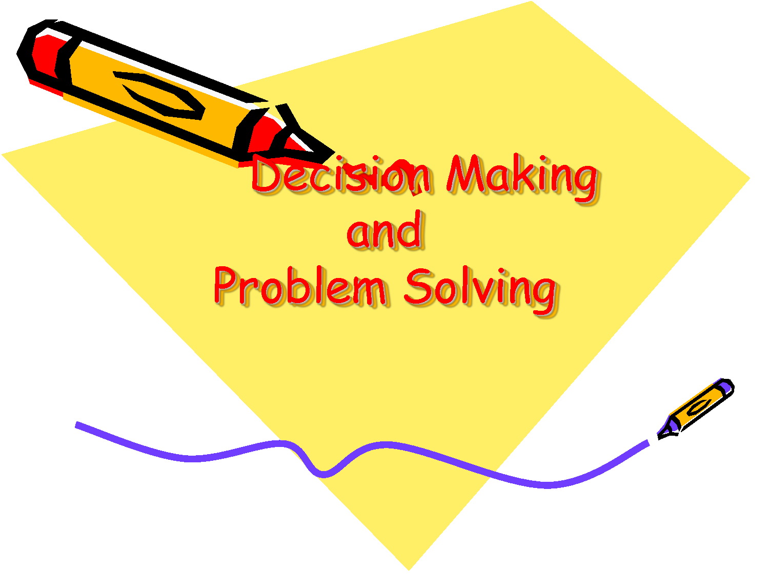 decision making and creative problem solving